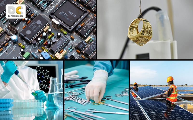 Applications of precious metals in industrial manufacturing